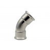RACOR CODO A 45° INTERM. D.76