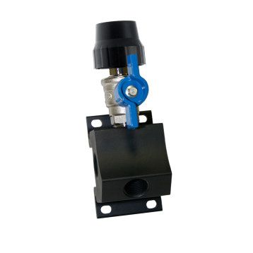 MULTIPLE 3 SALIDAS HEMBRA + VÁLVULA DE CORTE DIAM.16