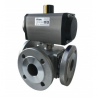 V.BOLA DN20 INOX BRIDA DIN 2501 3VL+ACTUADOR D/E