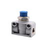 REG CAUDAL EN LINEA CON POMO 1/4 UNIDIRECCIONAL